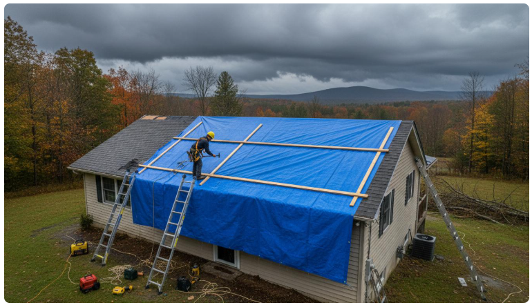 Sussex County roofing services — completed residential roof replacement in New Jersey