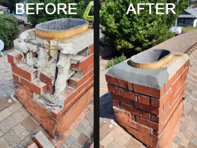 Chimney repair NJ — masonry crack and crown restoration